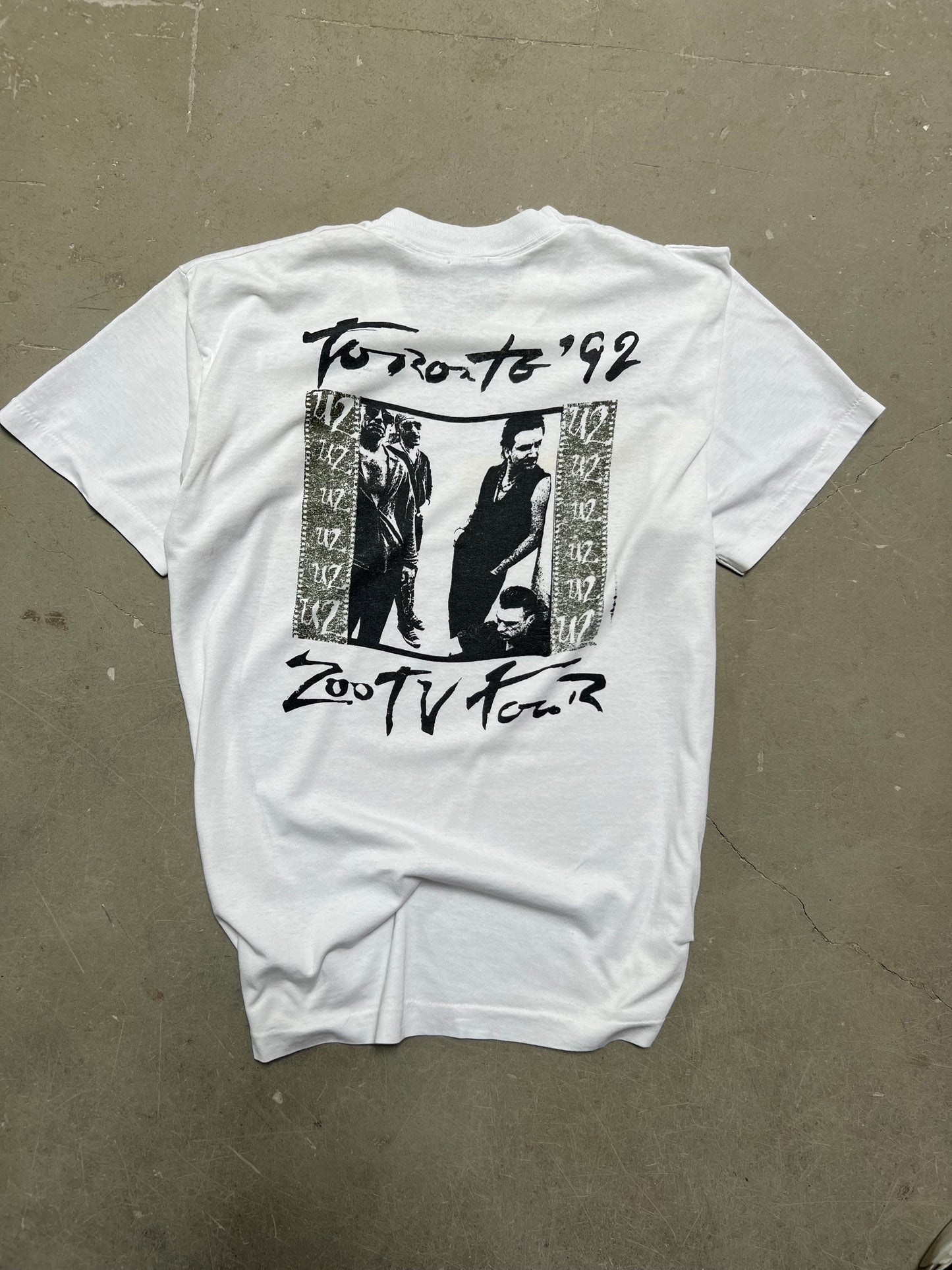 Vintage 1992 U2 Single Stitch Band Shirts