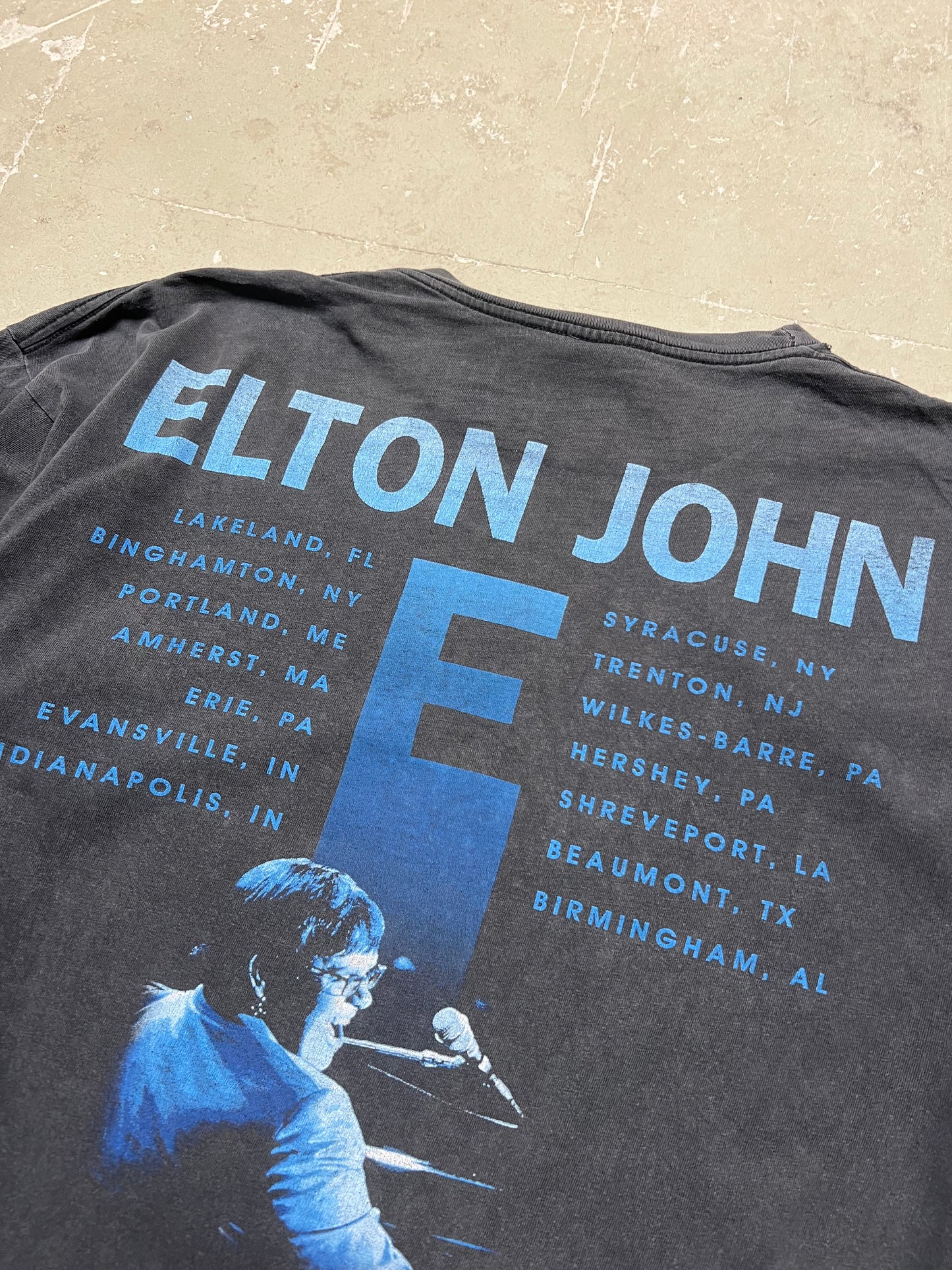 Vintage Elton John Bandshirt