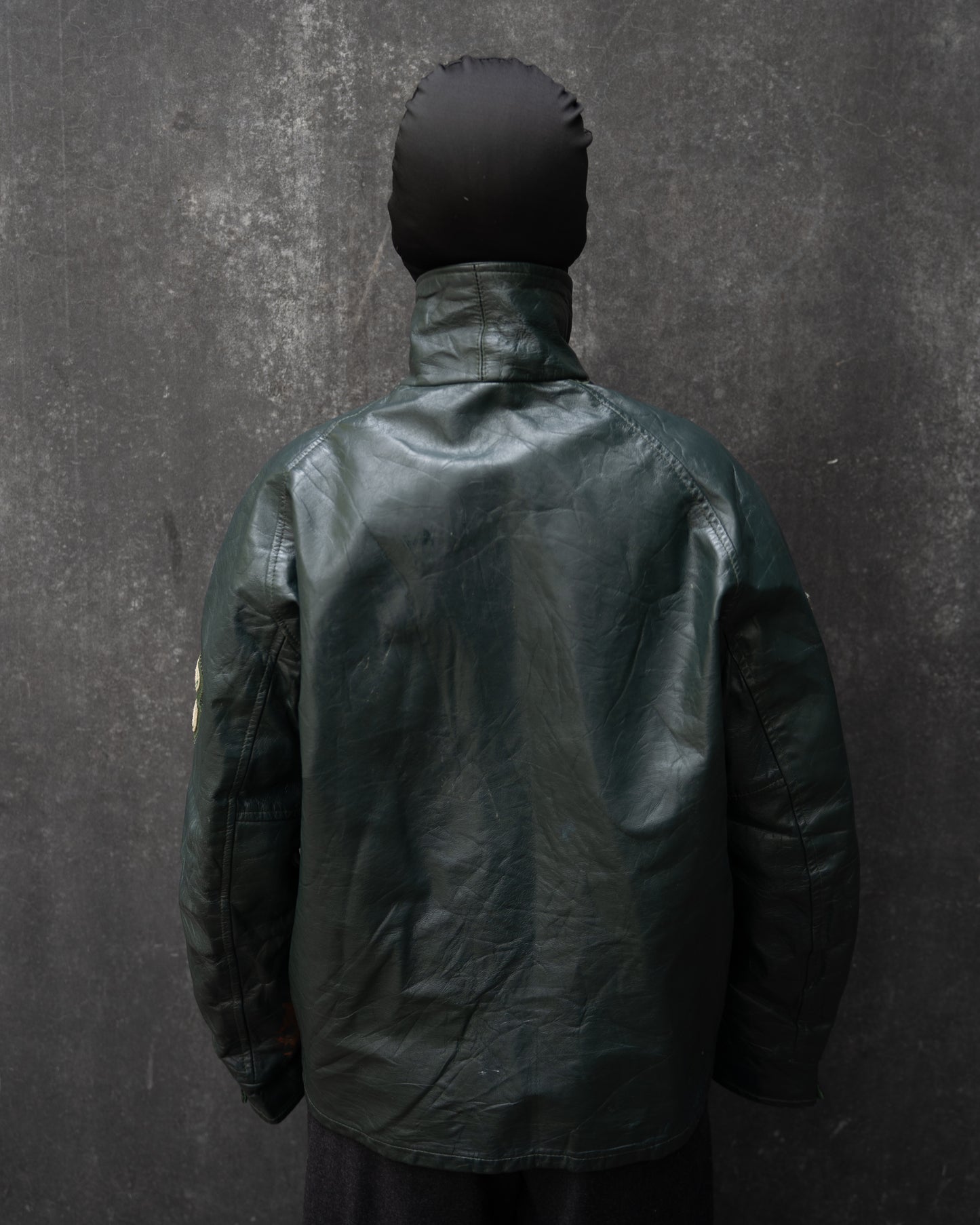 80s Leather Football Varsity