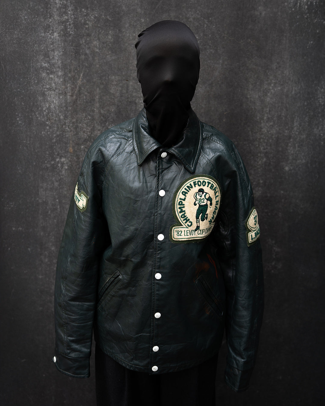 80s Leather Football Varsity