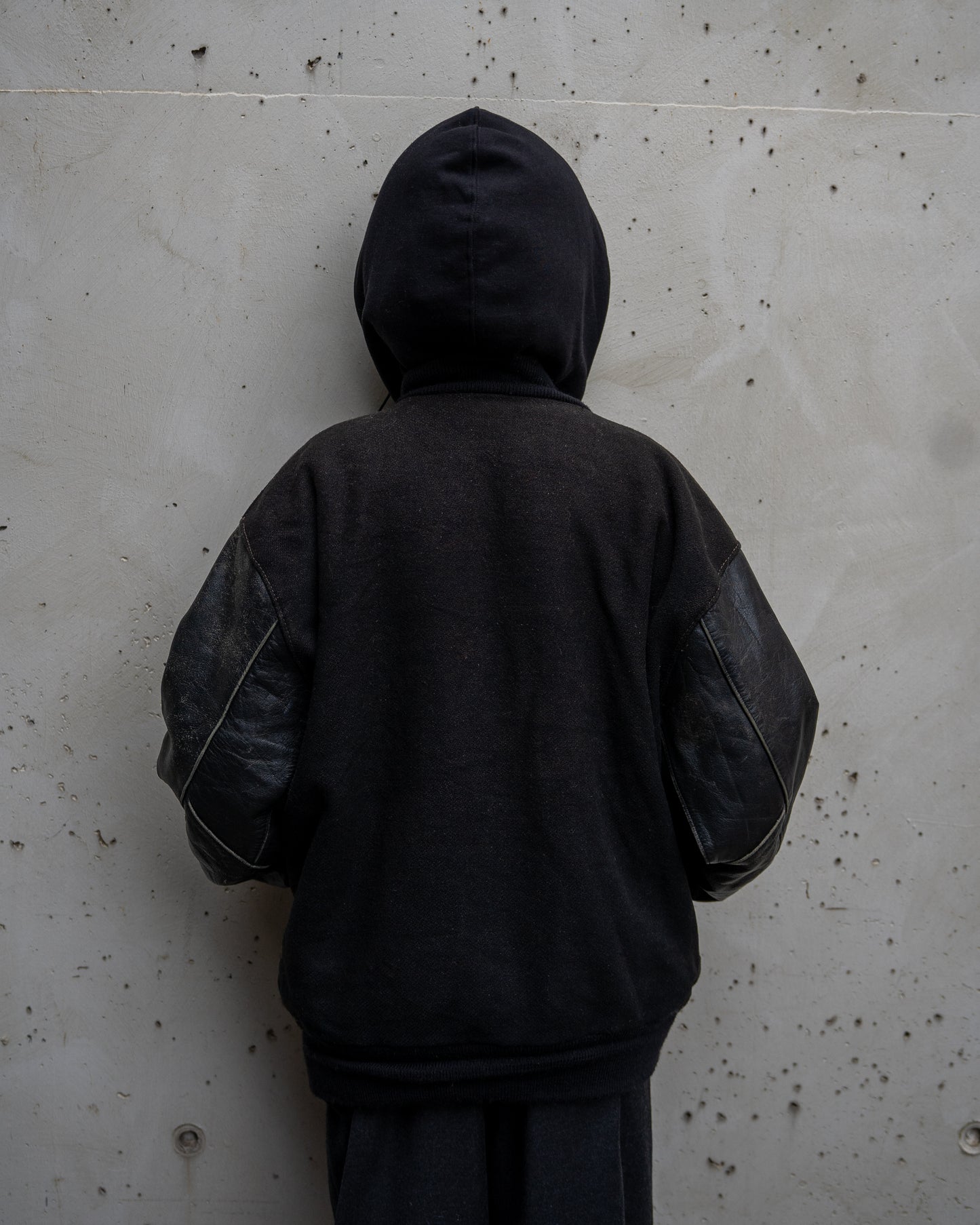 Billy Bob Leather Varsity Jacket