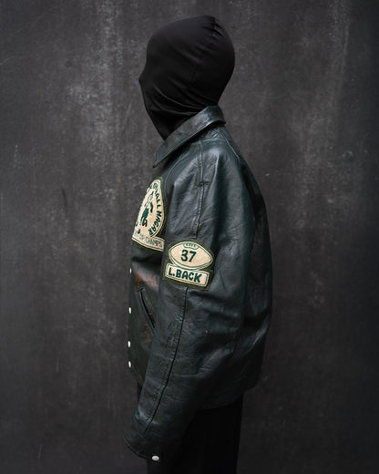 80s  Leather Football Varsity